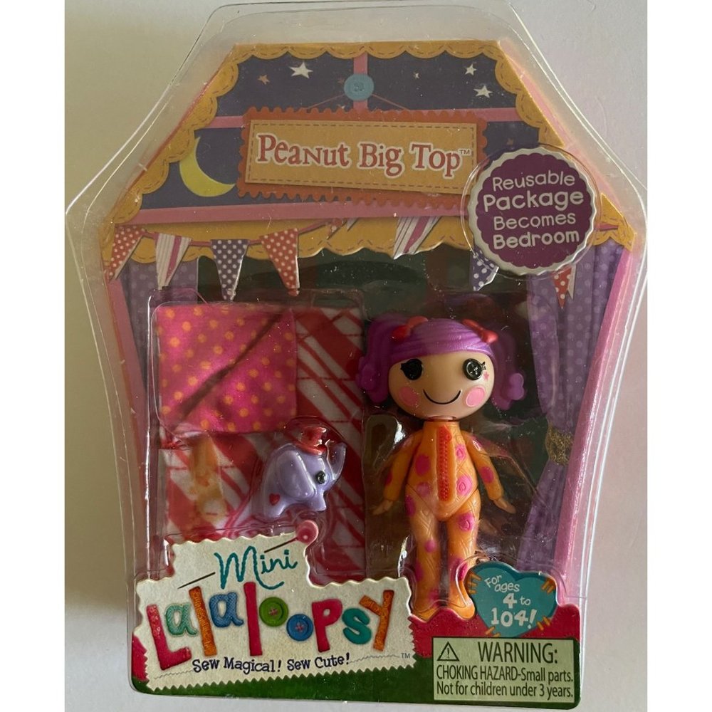 Lalaloopsy Mini Doll Peanut Big Top Sleepy series